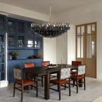Hand Blown Tier Glass Large Murano Chandelier 24"31"40" - fovolighting