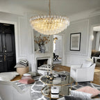 Hand Blown Tier Glass Large Murano Chandelier 24"31"40" - fovolighting
