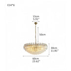 Hand Blown Tier Glass Large Murano Chandelier 24"31"40" - fovolighting