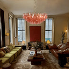 Hand Blown Tier Glass Large Murano Chandelier 24"31"40" - fovolighting