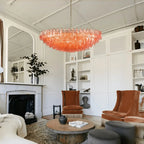 Hand Blown Tier Glass Large Murano Chandelier 24"31"40" - fovolighting