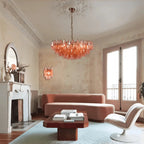 Hand Blown Tier Glass Large Murano Chandelier 24"31"40" - fovolighting