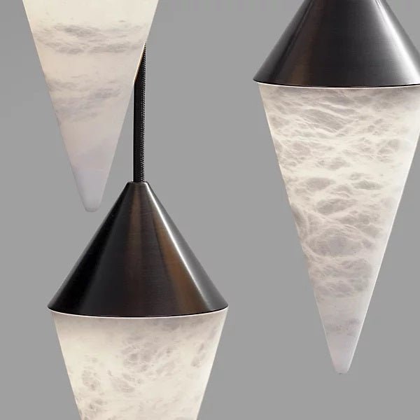 Hannah Alabaster Chandelier, Upscale Chandelier Lighting - fovolighting