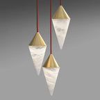 Hannah Alabaster Chandelier, Upscale Chandelier Lighting - fovolighting