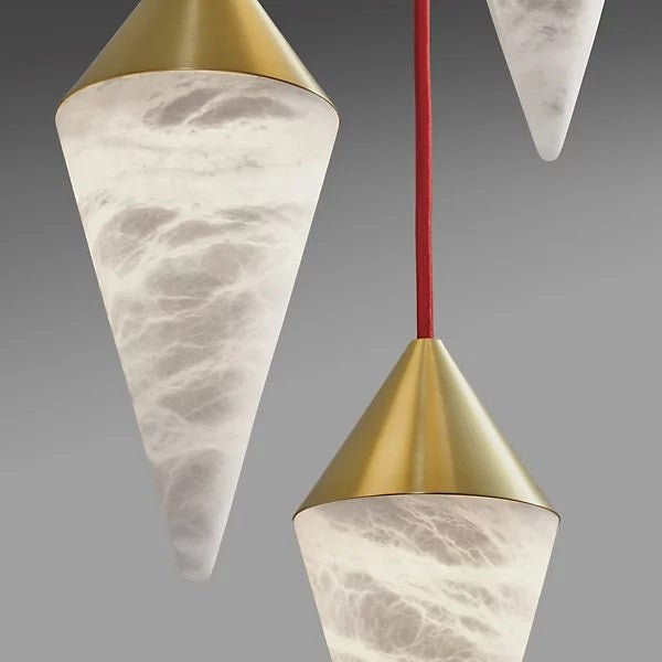Hannah Alabaster Chandelier, Upscale Chandelier Lighting - fovolighting