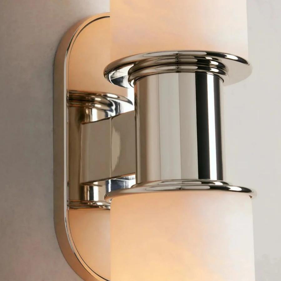 Harlin 2 - Light Wall Sconce in Alabaster - fovolighting