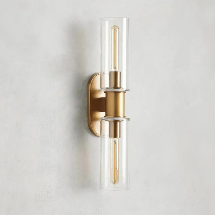 Harlin 2 - Light Wall Sconce in Clear - fovolighting