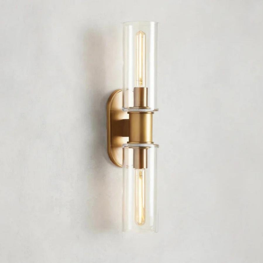 Harlin 2 - Light Wall Sconce in Clear - fovolighting
