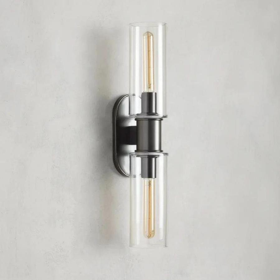 Harlin 2 - Light Wall Sconce in Clear - fovolighting