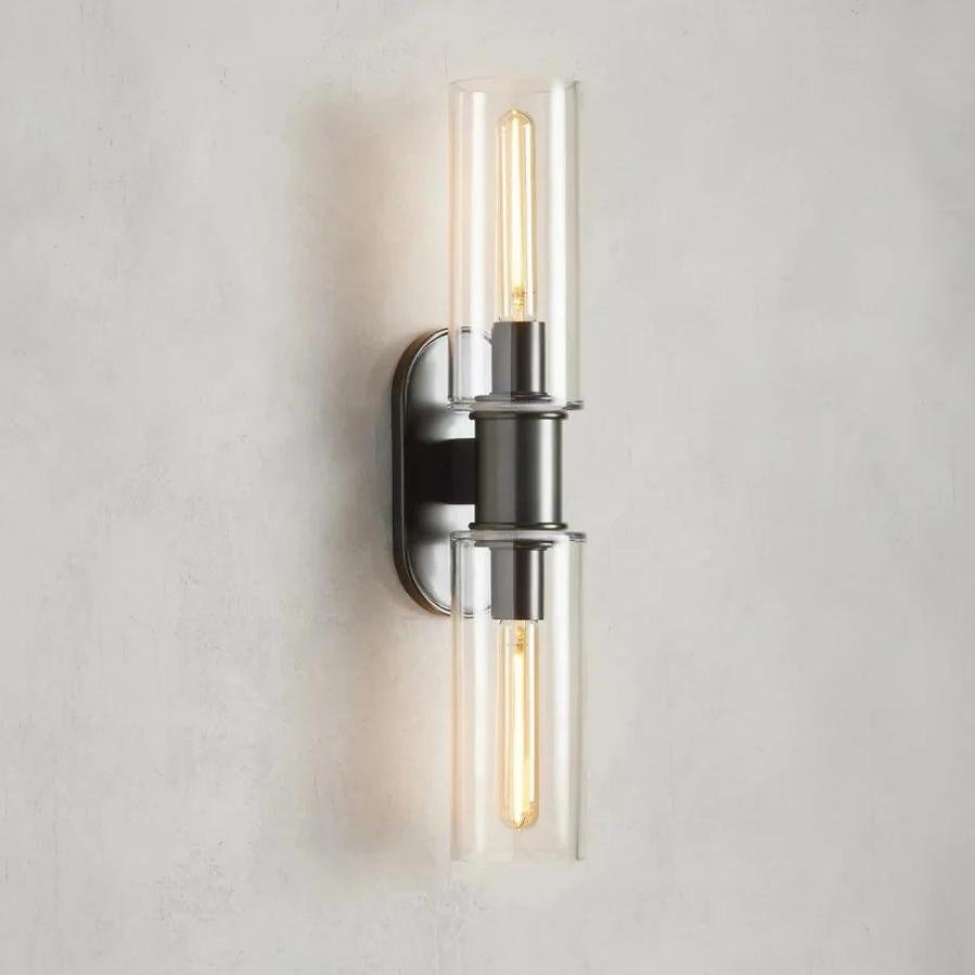 Harlin 2 - Light Wall Sconce in Clear - fovolighting
