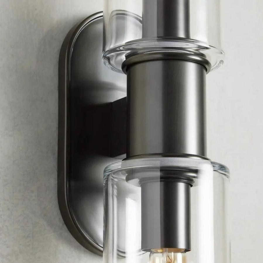 Harlin 2 - Light Wall Sconce in Clear - fovolighting