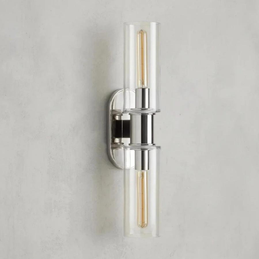 Harlin 2 - Light Wall Sconce in Clear - fovolighting