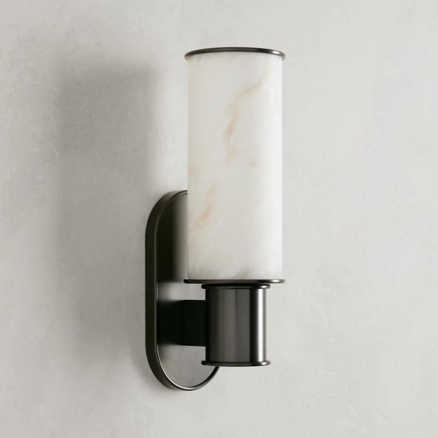 Harlin Wall Sconce in Alabaster - fovolighting