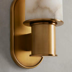 Harlin Wall Sconce in Alabaster - fovolighting