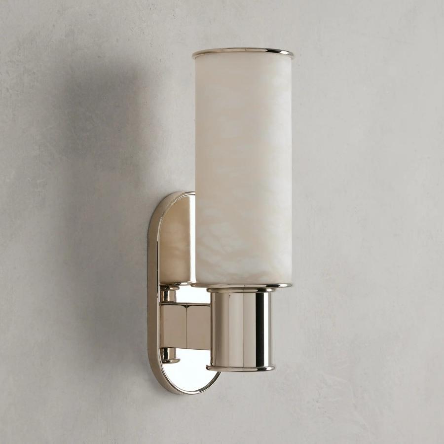 Harlin Wall Sconce in Alabaster - fovolighting