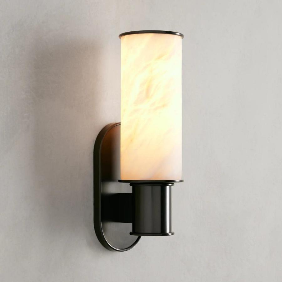 Harlin Wall Sconce in Alabaster - fovolighting