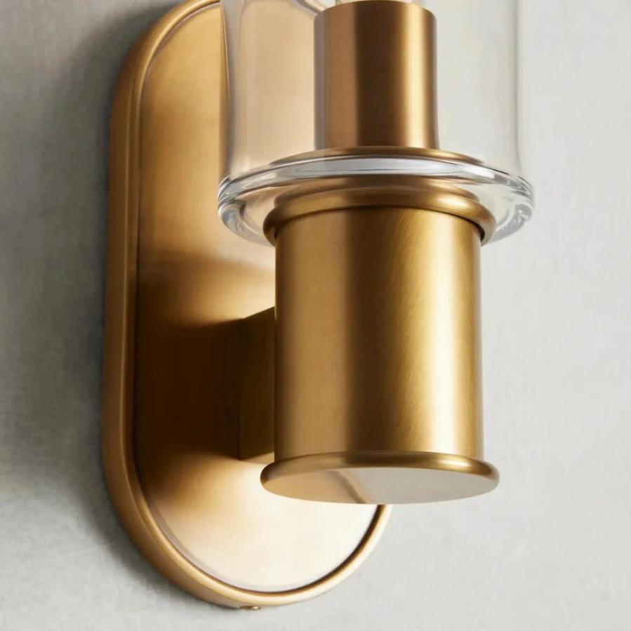 Harlin Wall Sconce in Clear - fovolighting