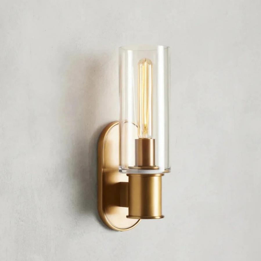 Harlin Wall Sconce in Clear - fovolighting