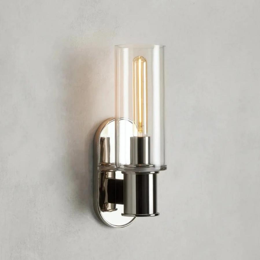 Harlin Wall Sconce in Clear - fovolighting