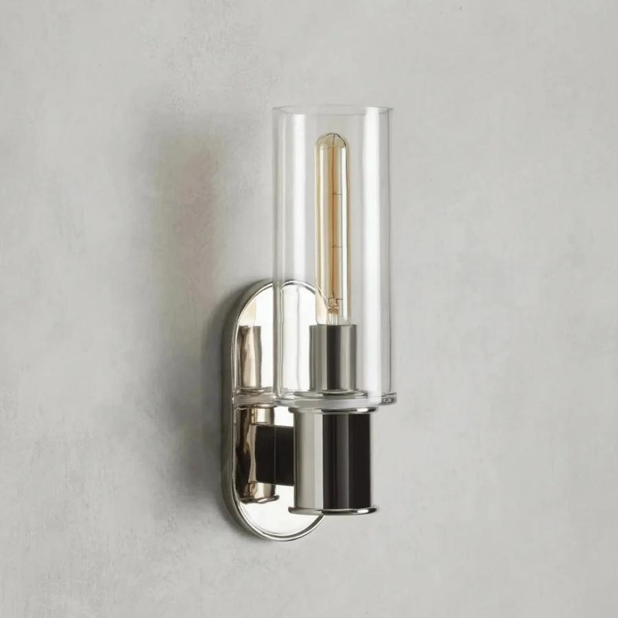 Harlin Wall Sconce in Clear - fovolighting