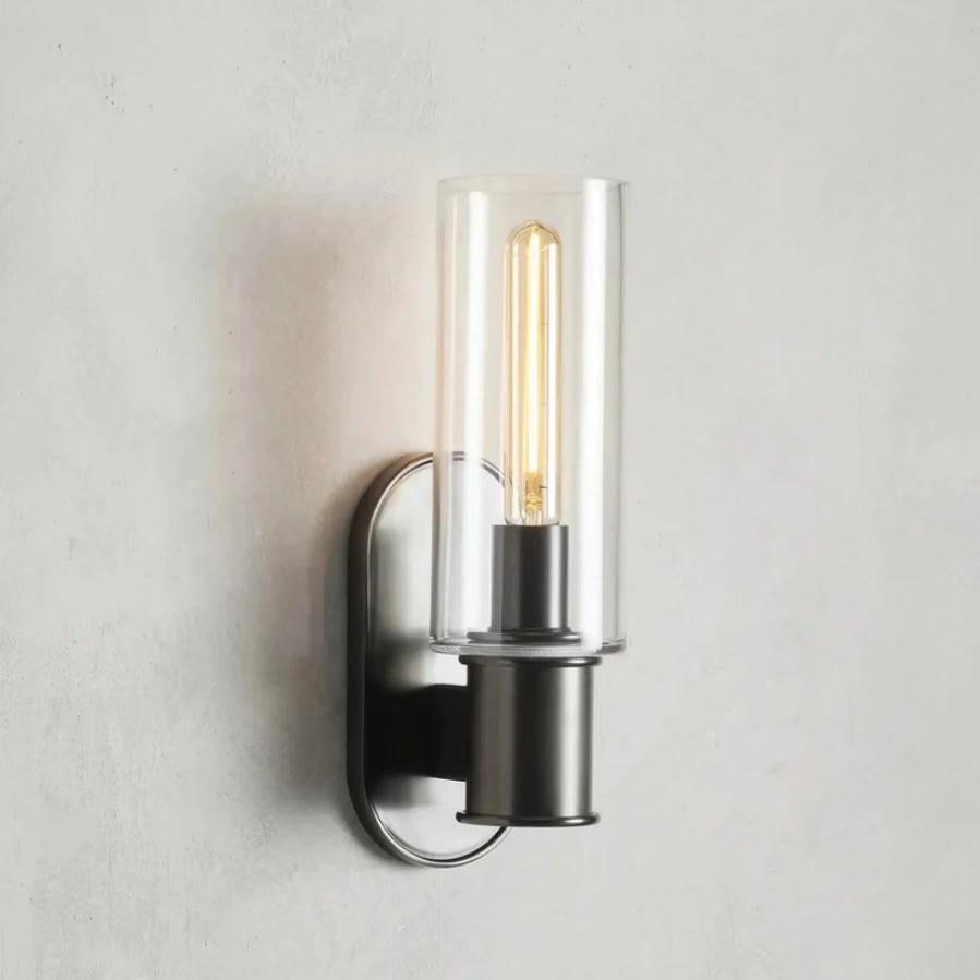 Harlin Wall Sconce in Clear - fovolighting