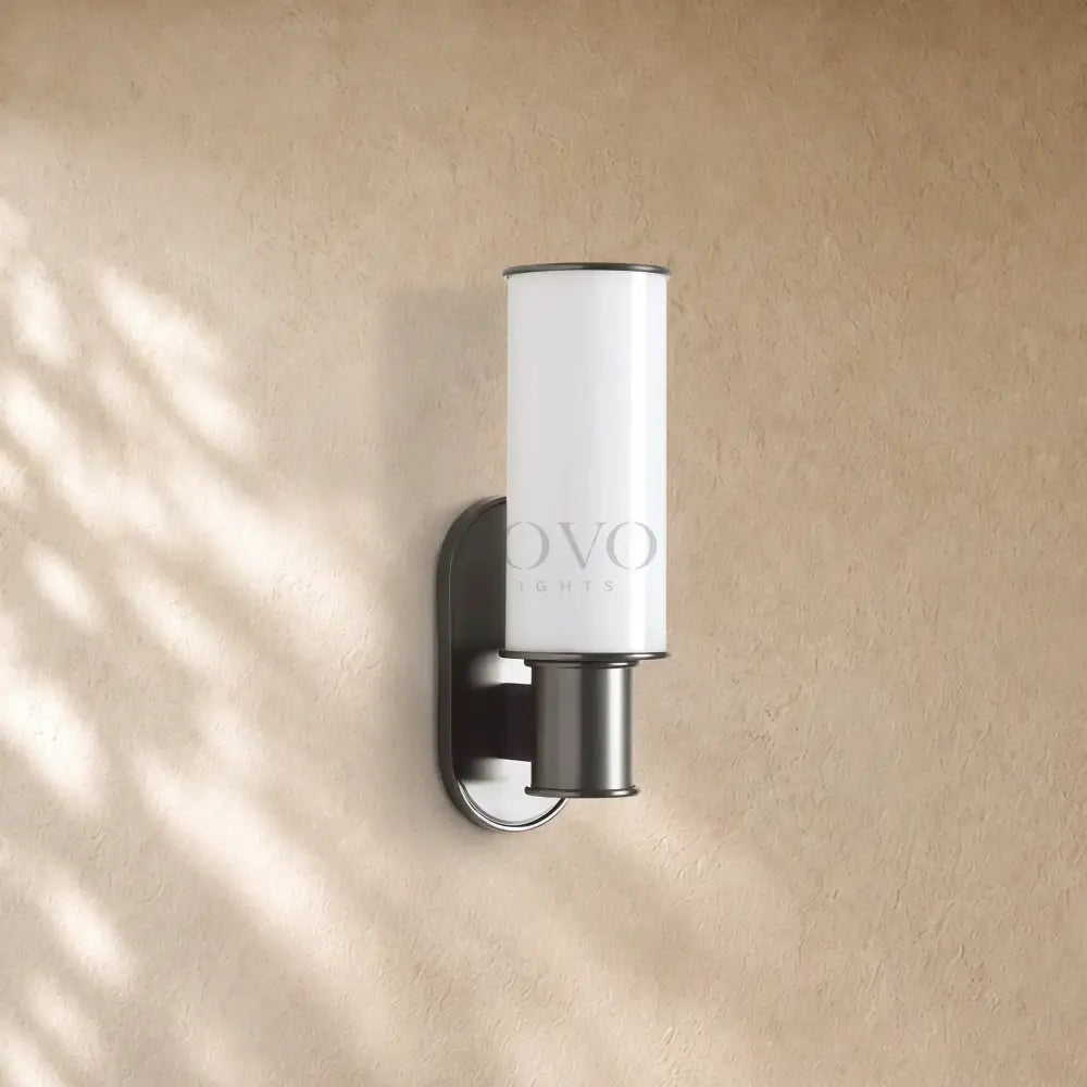 Harlins Milk Glass Wall Sconce