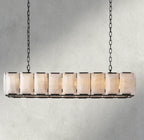 Hartley Calcite Rectangular Chandelier 42", 54", 62", 74" - fovolighting