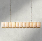 Hartley Calcite Rectangular Chandelier 42", 54", 62", 74" - fovolighting