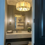 Hartley Calcite Round Alabaster Chandelier
