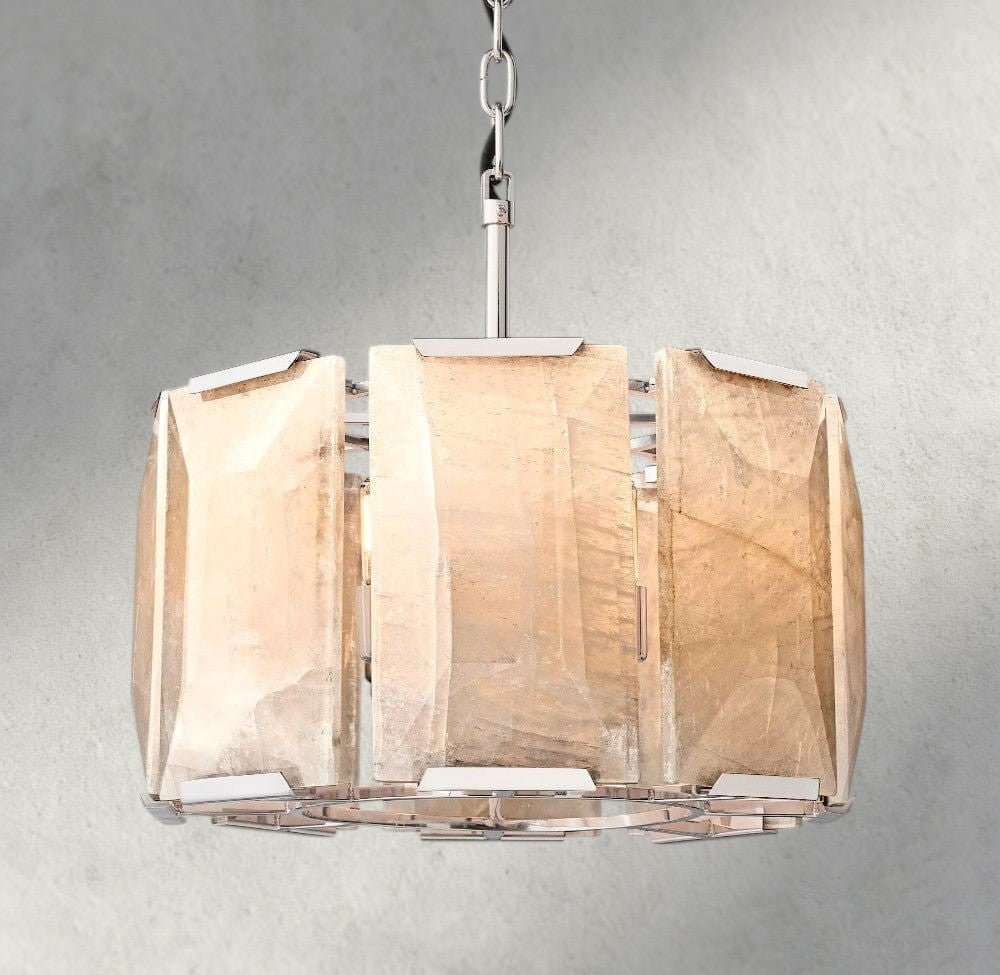 Hartley Calcite Round Chandelier 19", 31", 43", 60" - fovolighting