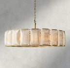 Hartley Calcite Round Chandelier 19", 31", 43", 60" - fovolighting