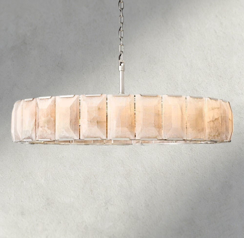 Hartley Calcite Round Chandelier 19", 31", 43", 60" - fovolighting