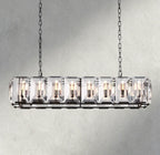 Hartley Crystal Rectangular Chandelier 42", 54", 62", 74" - fovolighting