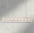 Hartley Crystal Rectangular Chandelier 42", 54", 62", 74" - fovolighting