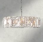 Hartley Crystal Round Chandelier 19", 31", 43", 60" - fovolighting