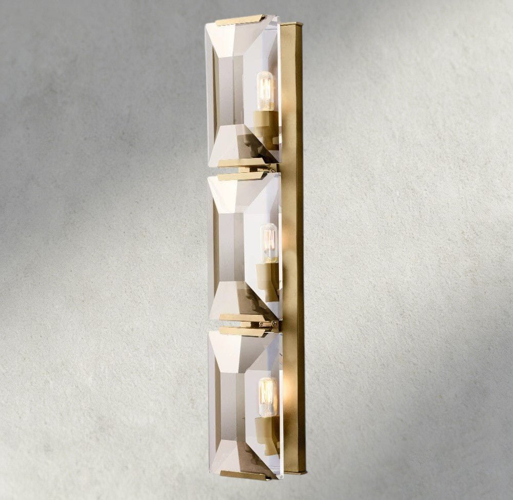 Hartley Crystal Triple Sconce - fovolighting