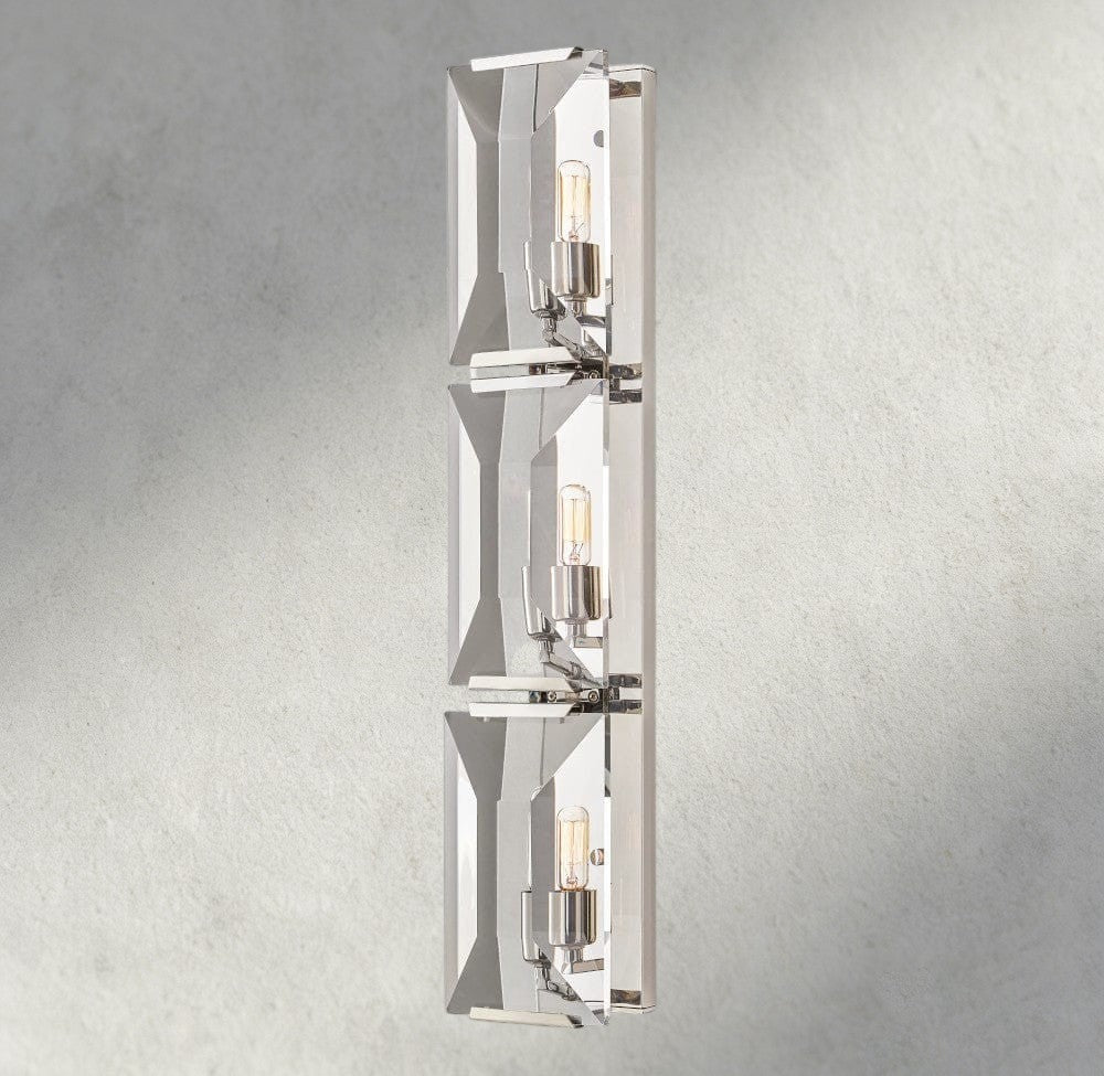Hartley Crystal Triple Sconce - fovolighting
