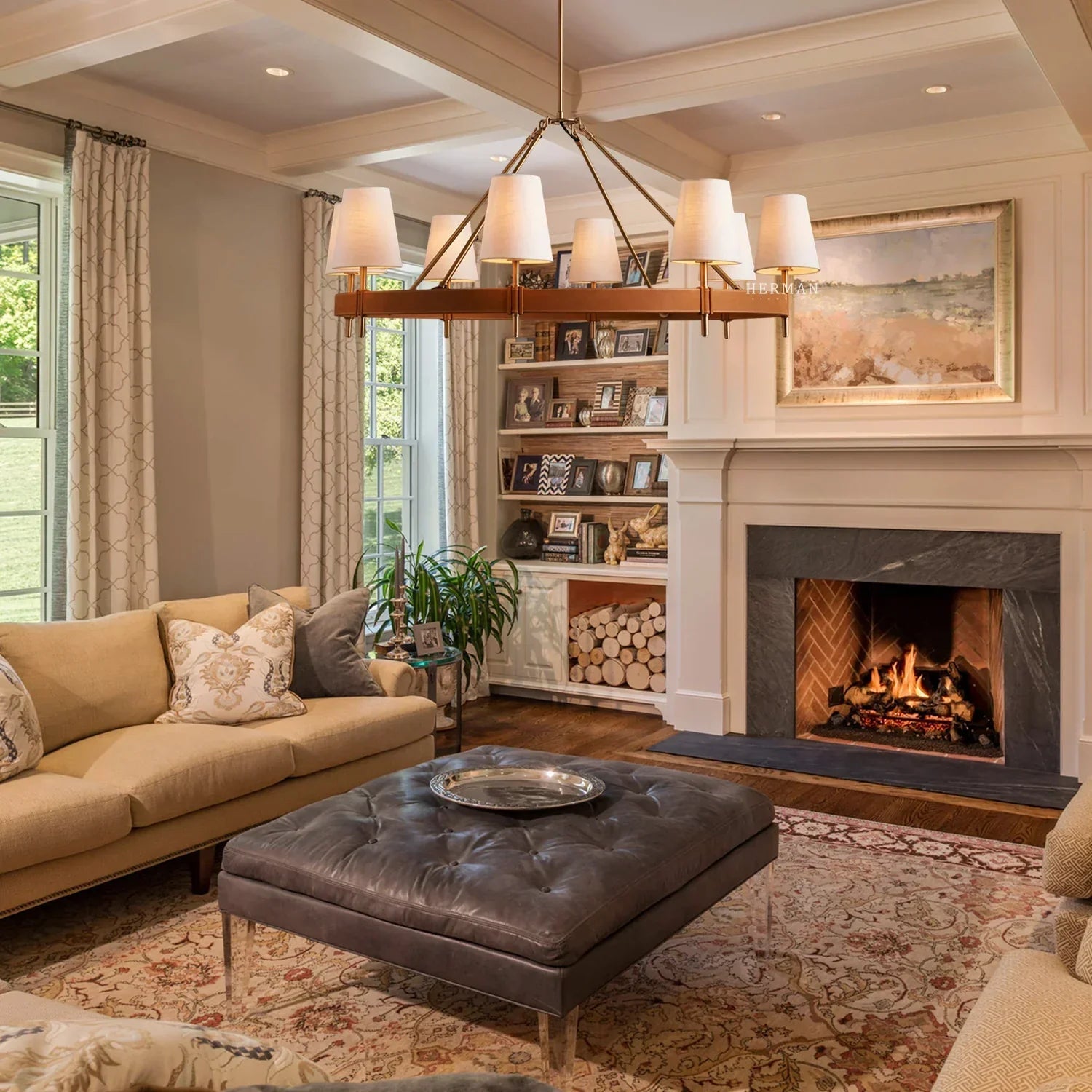 Hastings Round Chandelier - fovolighting