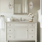 Hayes Crystal 2 Light Wall Sconce - fovolighting