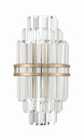 Hayes Crystal 2 Light Wall Sconce - fovolighting
