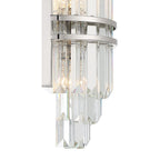 Hayes Crystal 2 Light Wall Sconce - fovolighting