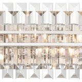 Hayes Crystal 6 Light Bathroom Wall Sconce - fovolighting