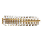 Hayes Crystal 6 Light Bathroom Wall Sconce - fovolighting