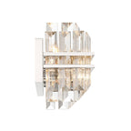 Hayes Crystal 6 Light Bathroom Wall Sconce - fovolighting