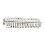 Hayes Crystal 6 Light Bathroom Wall Sconce - fovolighting