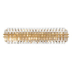 Hayes Crystal 6 Light Bathroom Wall Sconce - fovolighting