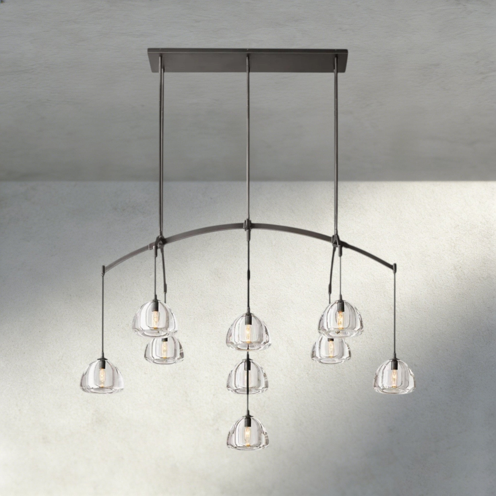 Hemispher Linear Chandelier - fovolighting