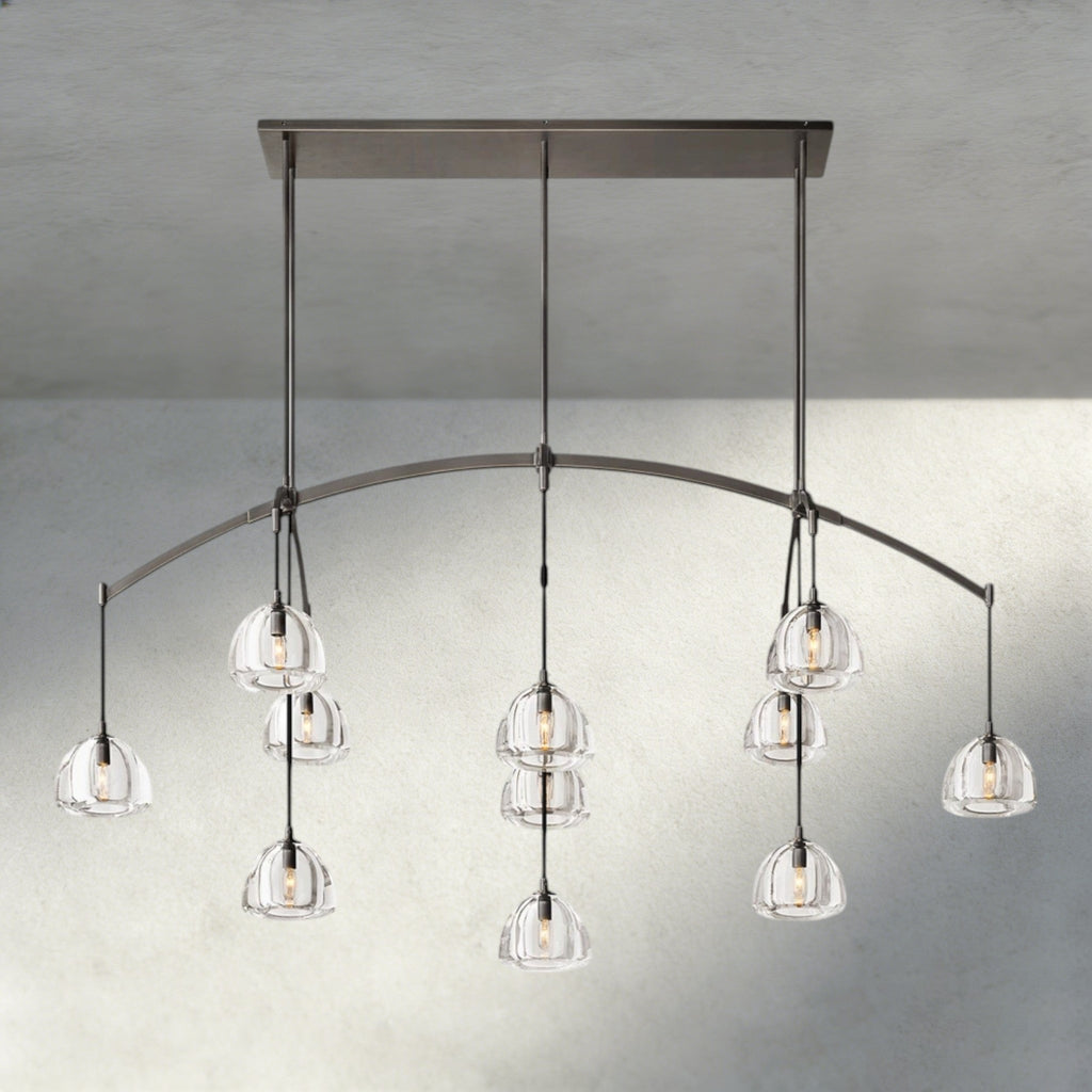Hemispher Linear Chandelier - fovolighting