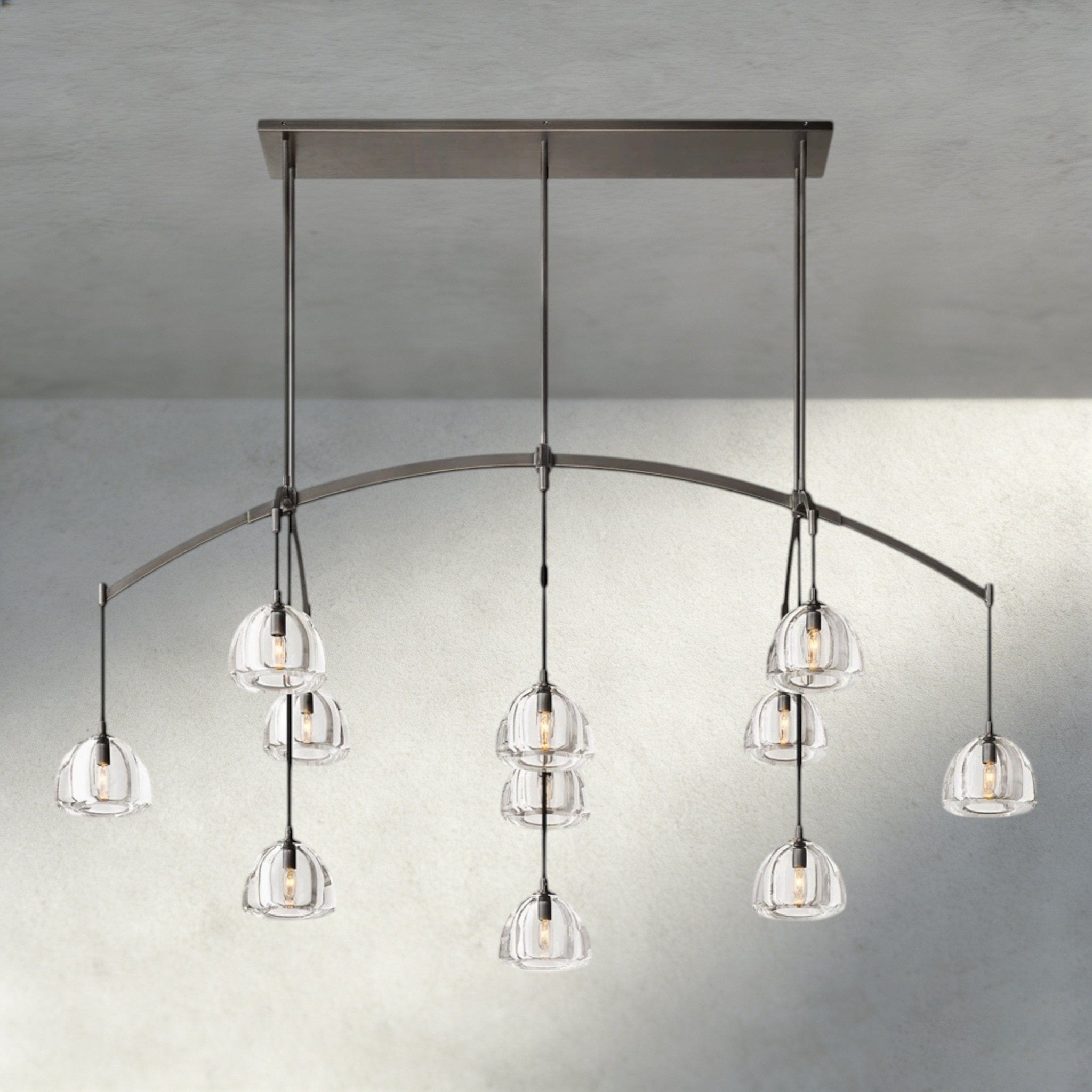Hemispher Linear Chandelier - fovolighting