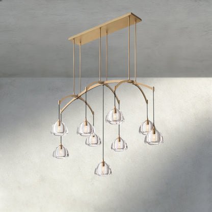 Hemispher Linear Chandelier - fovolighting